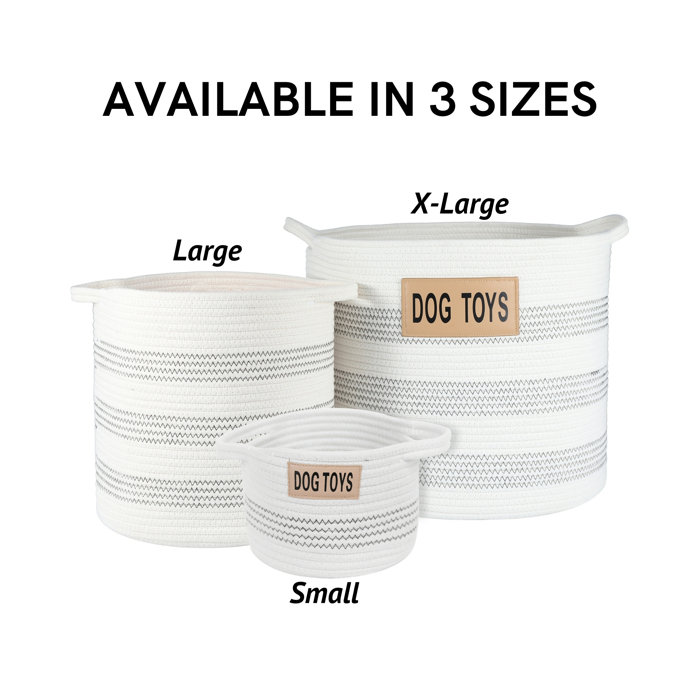 Tucker Murphy Pet™ Dog Toy Fabric Basket Wayfair